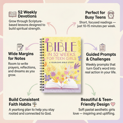 Teen Girls Bible In A Year: 52 Week Study By Evlance