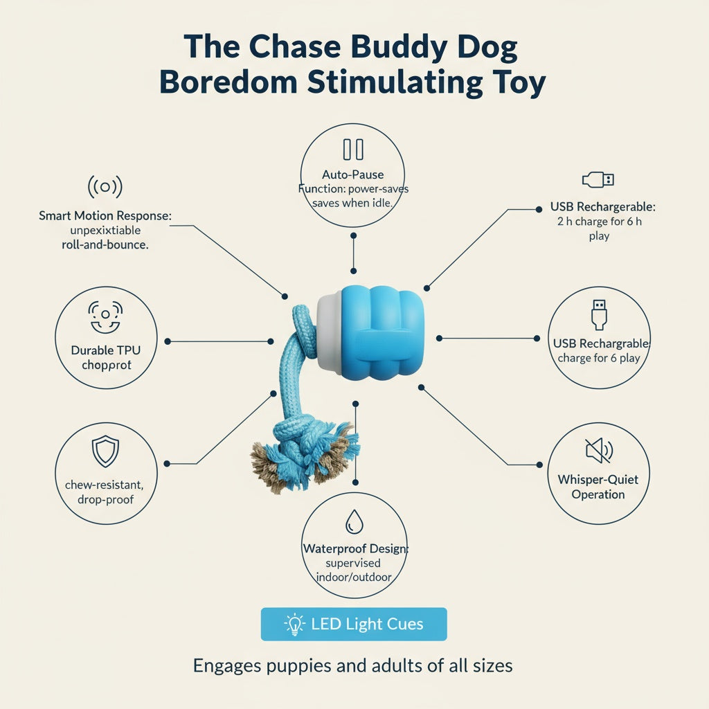 The Chase Buddy Dog Boredom Stimulating Toy